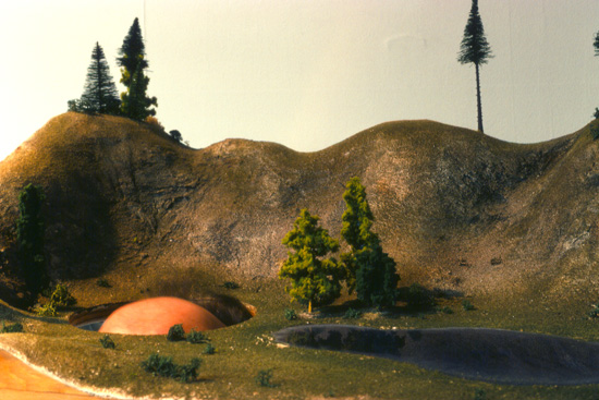 diorama and head